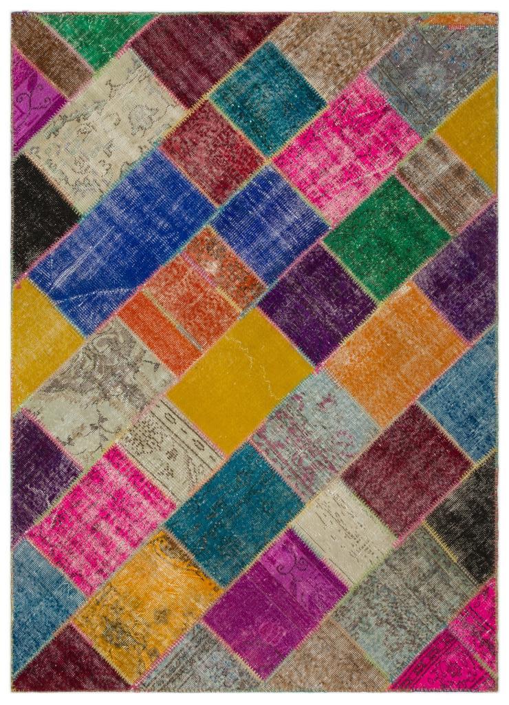 Apex Patchwork Unique Multi Naturel 22036 160 x 230 cm