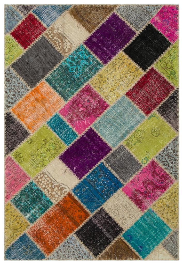 Apex Patchwork Unique Multi Naturel 22037 160 x 230 cm
