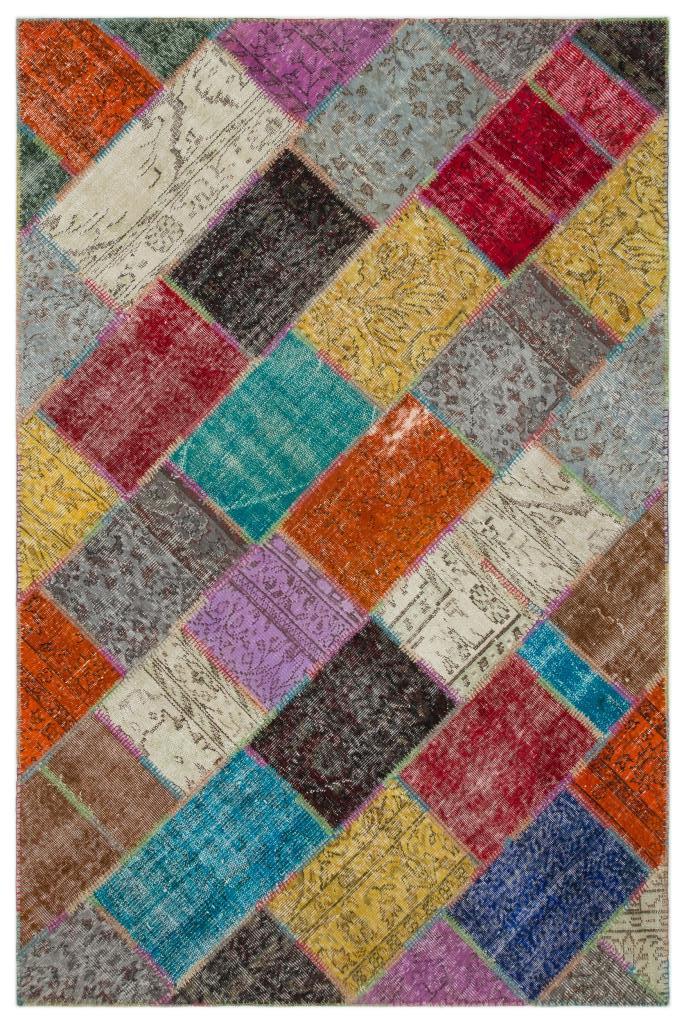 Apex Patchwork Unique Multi Naturel 22039 160 x 230 cm