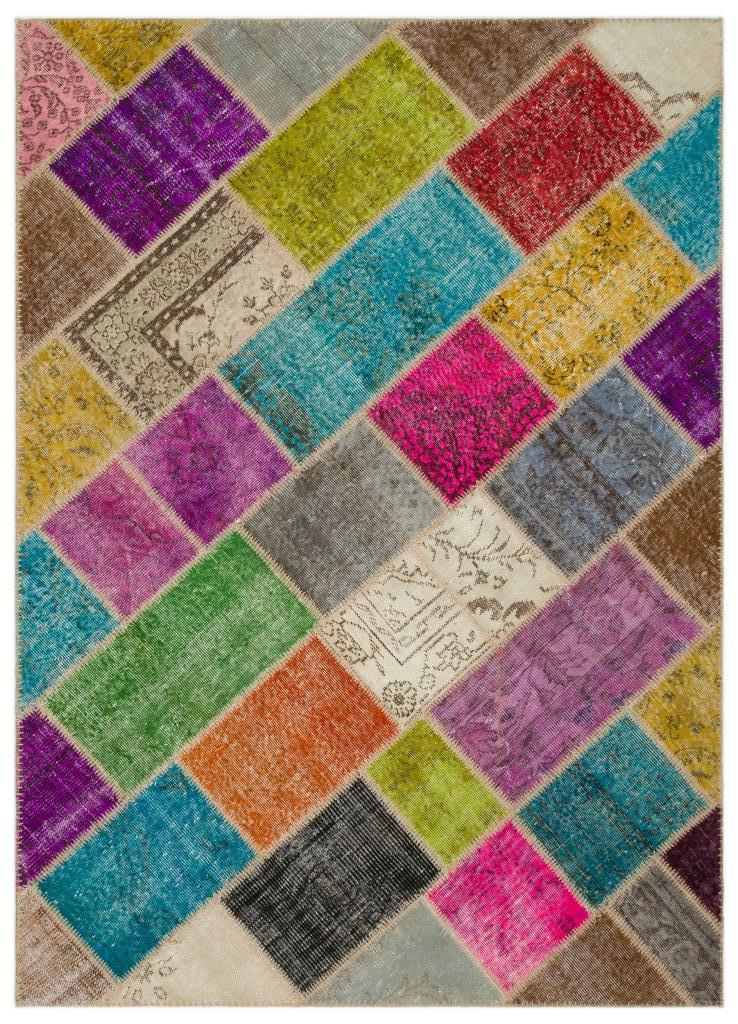 Apex Patchwork Unique Multi Naturel 22052 160 x 230 cm