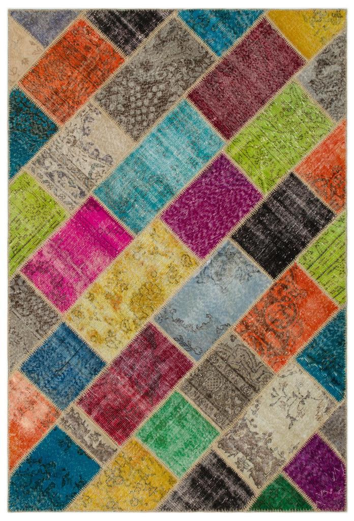 Apex Patchwork Unique Multi Naturel 22056 160 x 230 cm