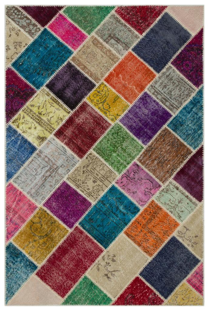 Apex Patchwork Unique Multi Naturel 22058 160 x 230 cm