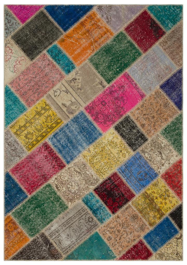 Apex Patchwork Unique Multi Naturel 22059 160 x 230 cm