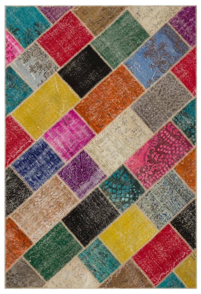 Apex Patchwork Unique Multi Naturel 22071 160 x 230 cm