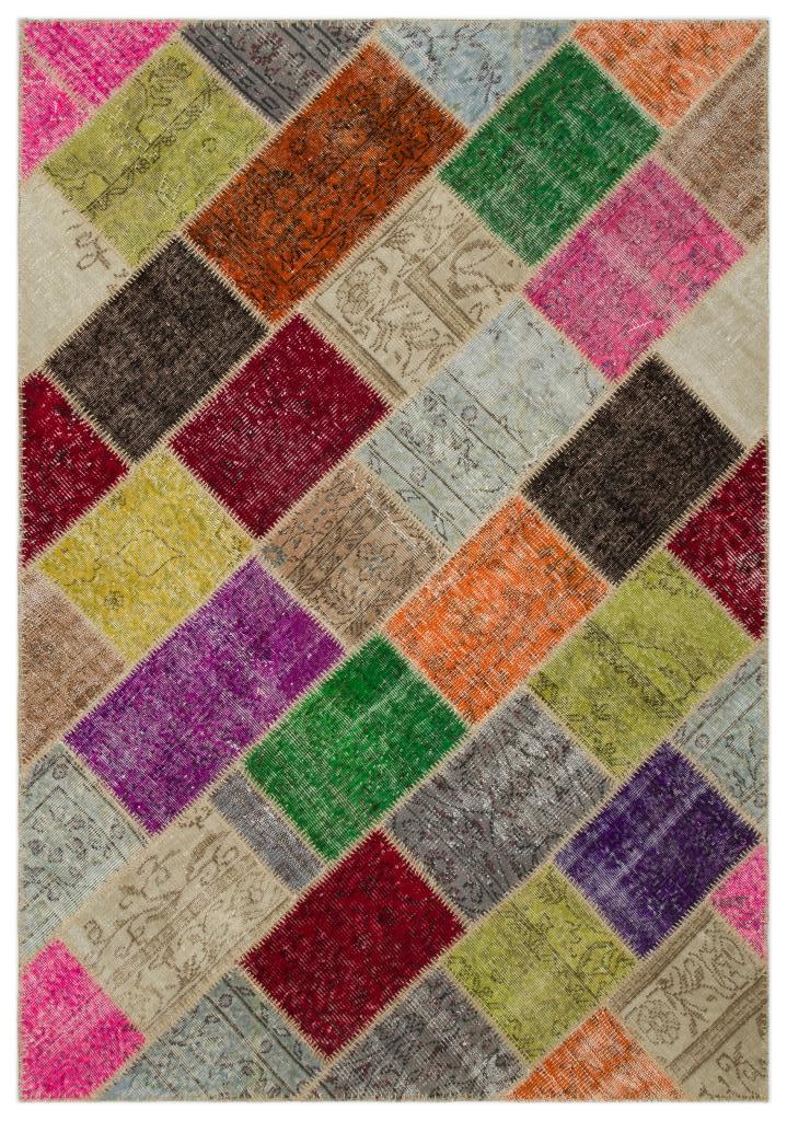Apex Patchwork Unique Multi Naturel 22078 160 x 230 cm