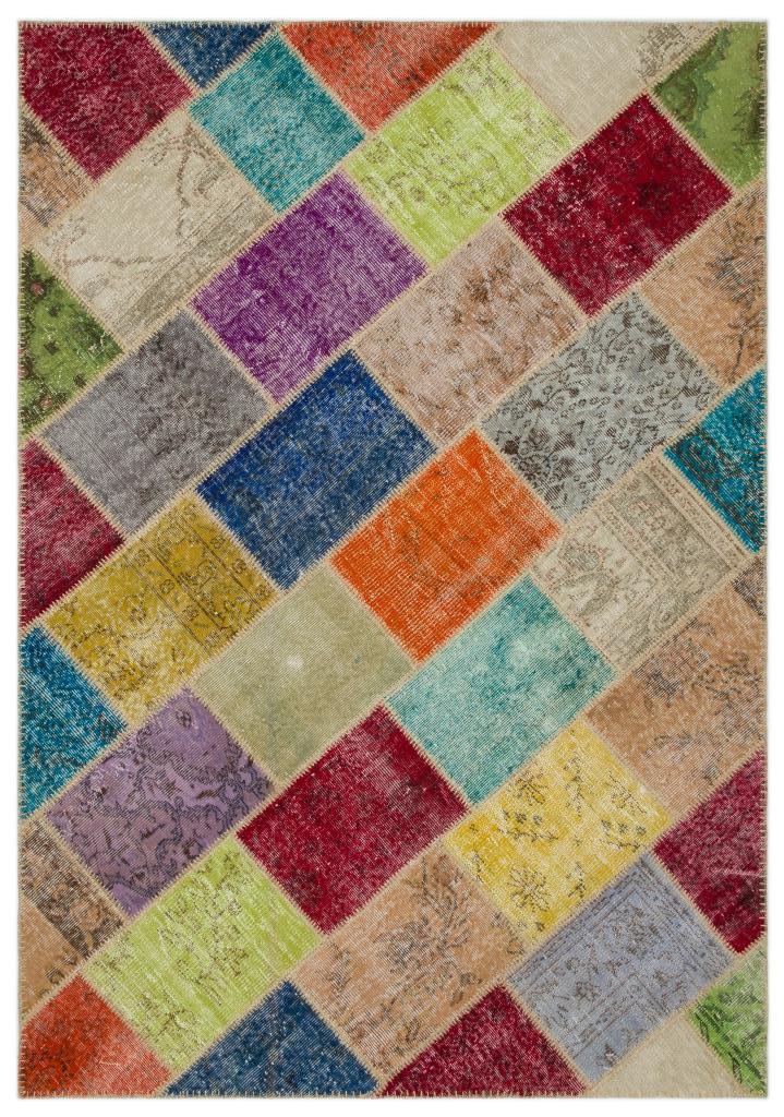 Apex Patchwork Unique Multi Naturel 22080 160 x 230 cm