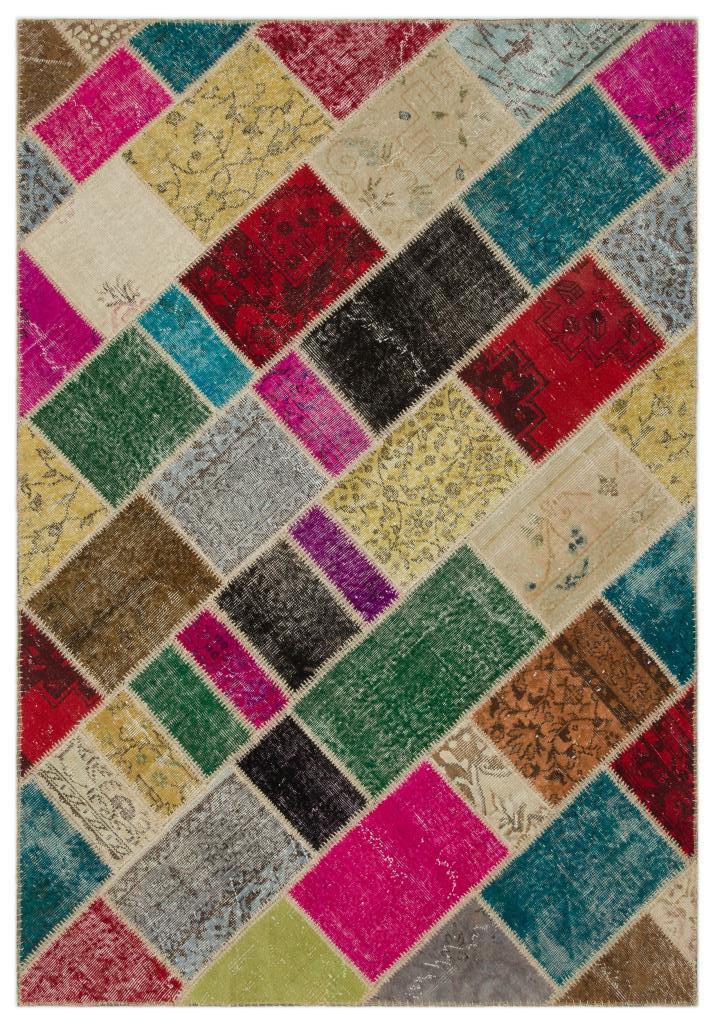Apex Patchwork Unique Multi Naturel 22082 160 x 230 cm