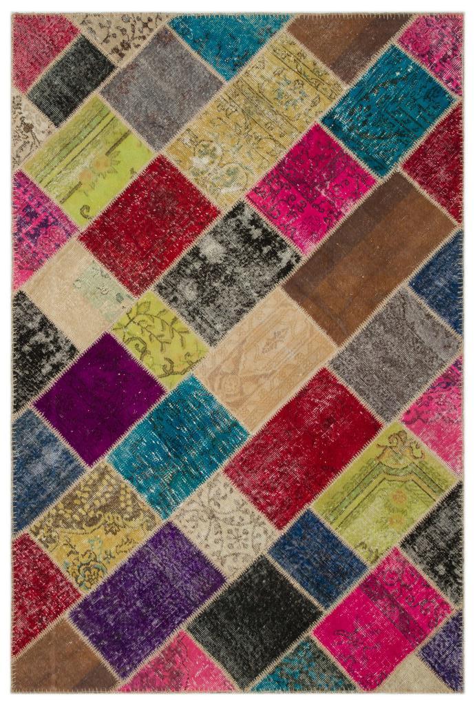 Apex Patchwork Unique Multi Naturel 22083 160 x 230 cm
