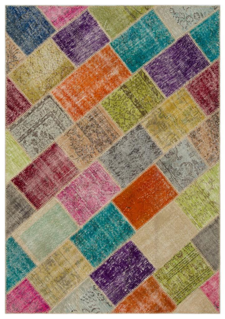 Apex Patchwork Unique Multi Naturel 22084 160 x 230 cm