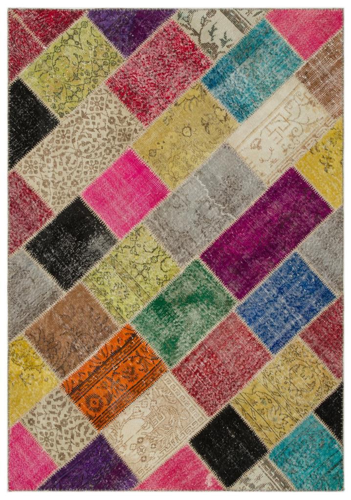 Apex Patchwork Unique Multi Naturel 22089 160 x 230 cm