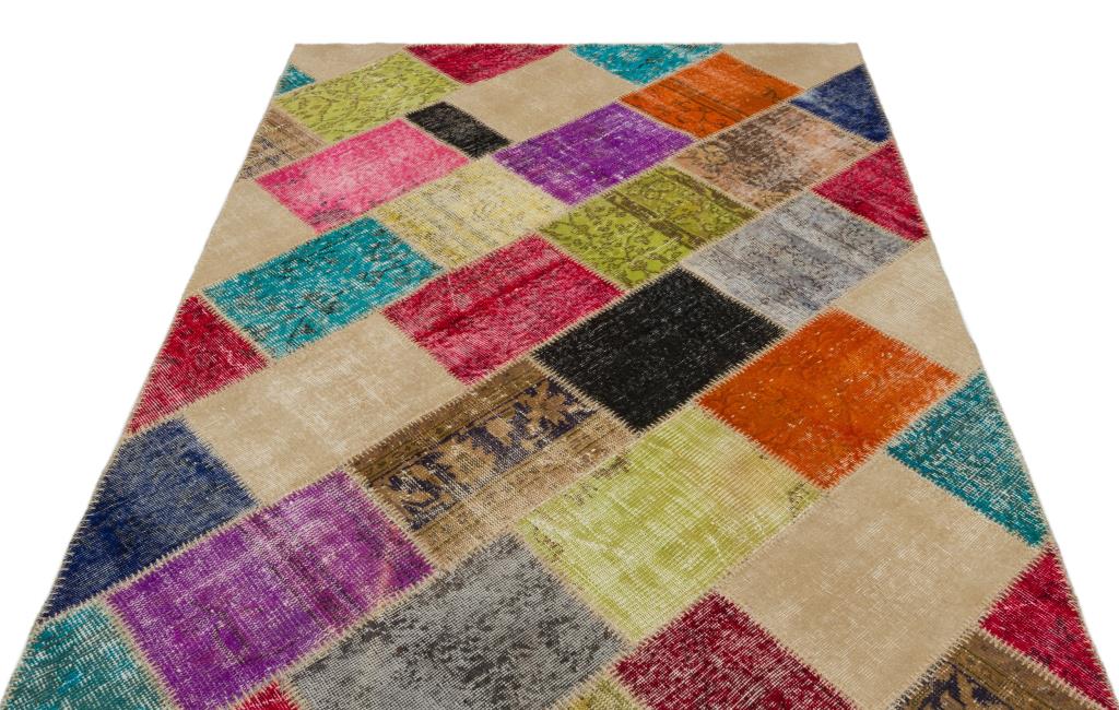 Apex Patchwork Unique Multi Naturel 22093 160 x 230 cm