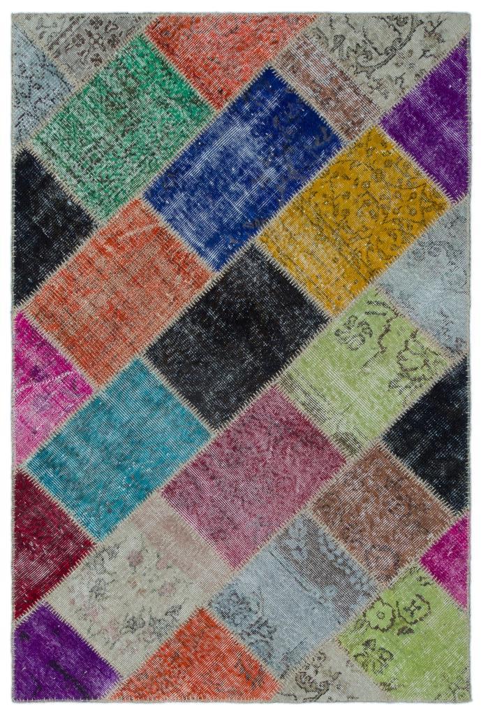 Apex Patchwork Unique Multi Naturel 24895 120 x 180 cm