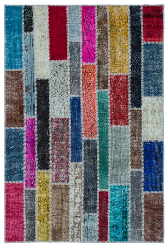 Apex Patchwork Unique Multi Naturel 25215 157 x 233 cm