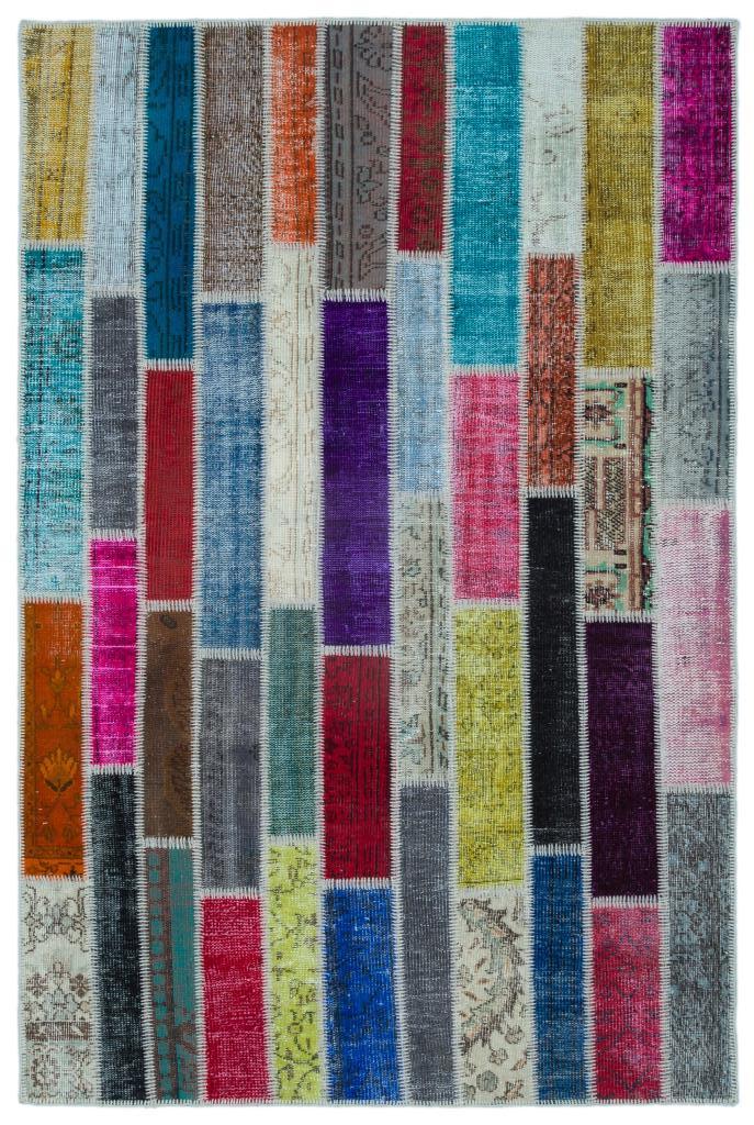 Apex Patchwork Unique Multi Naturel 25216 154 x 232 cm