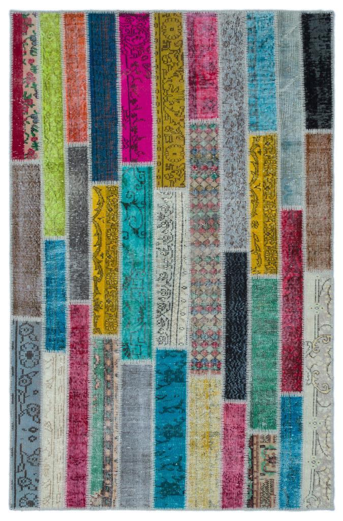 Apex Patchwork Unique Multi Naturel 25217 150 x 232 cm