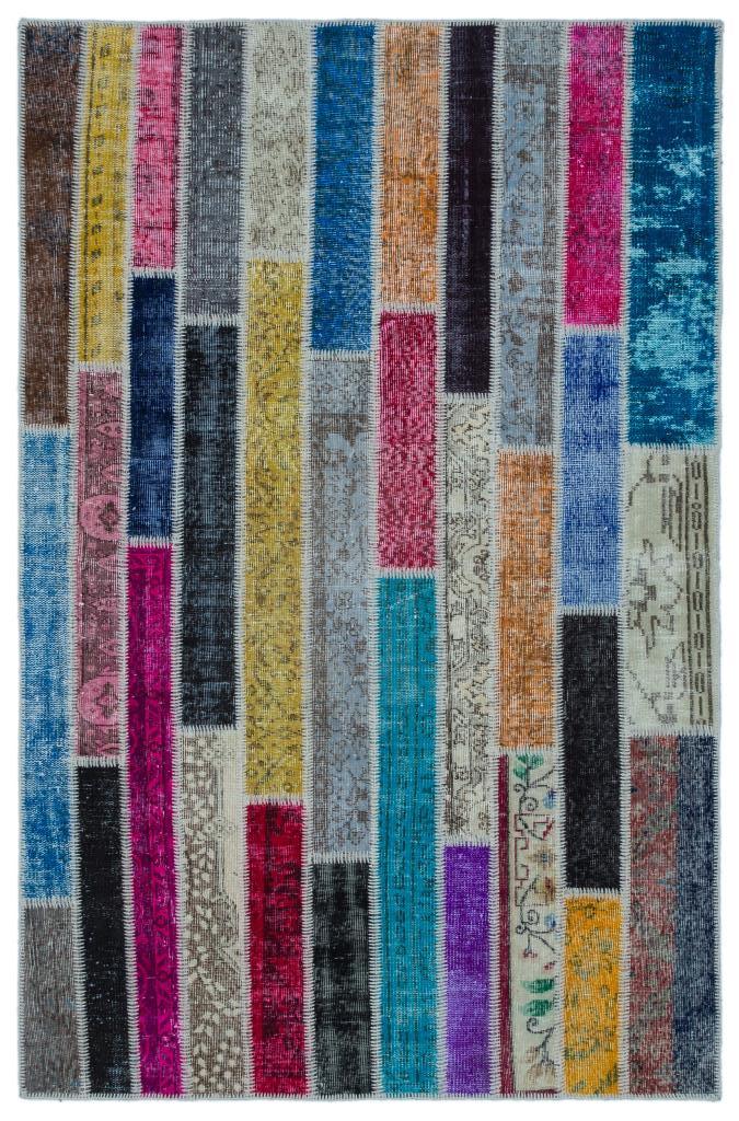Apex Patchwork Unique Multi Naturel 25218 154 x 235 cm