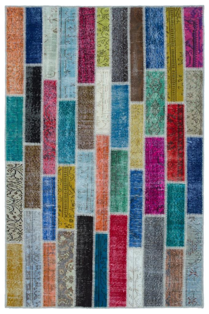 Apex Patchwork Unique Multi Naturel 25219 154 x 232 cm