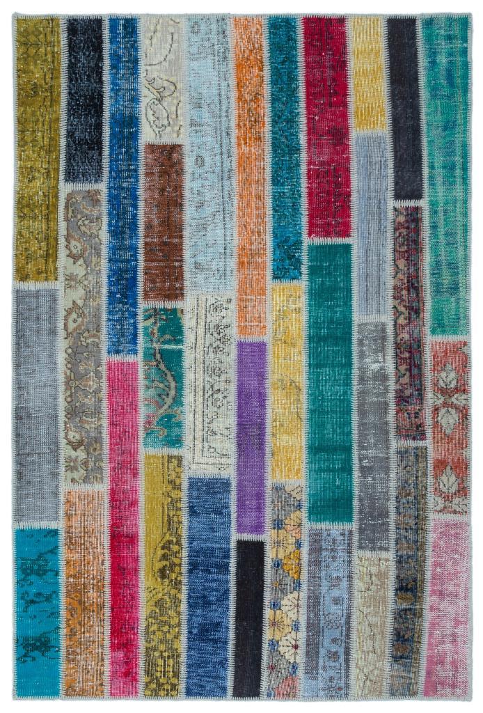 Apex Patchwork Unique Multi Naturel 25220 153 x 230 cm