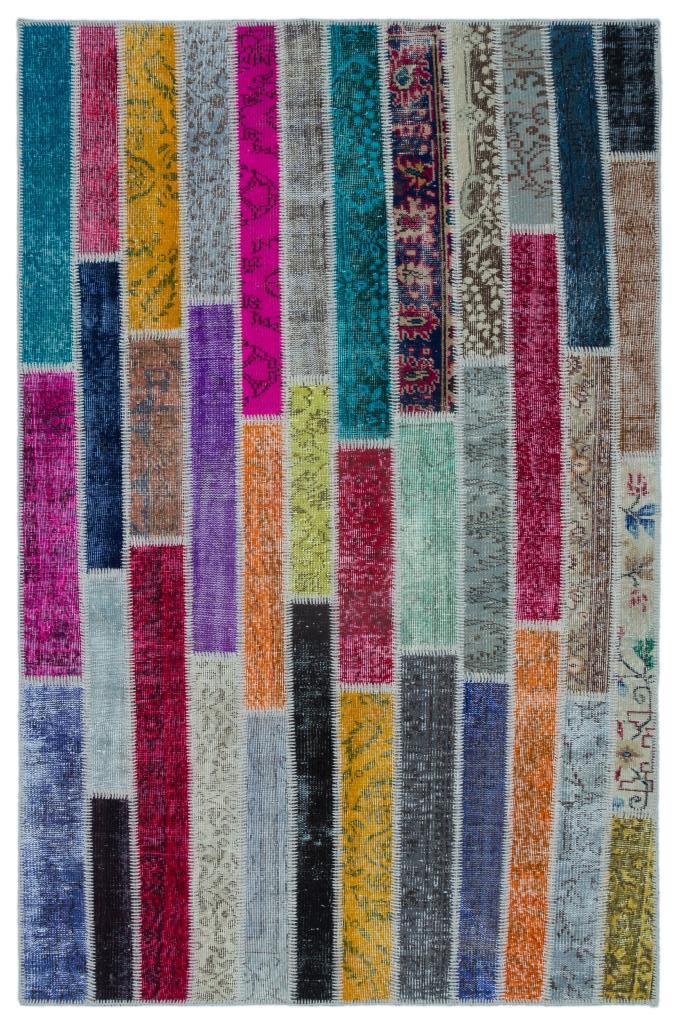 Apex Patchwork Unique Multi Naturel 25222 151 x 233 cm