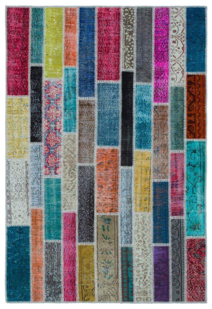 Apex Patchwork Unique Multi Naturel 25223 157 x 230 cm