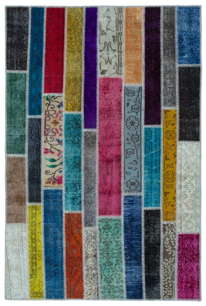 Apex Patchwork Unique Multi Naturel 25227 155 x 233 cm