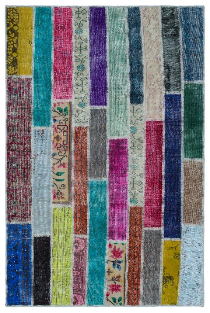 Apex Patchwork Unique Multi Naturel 25228 153 x 231 cm
