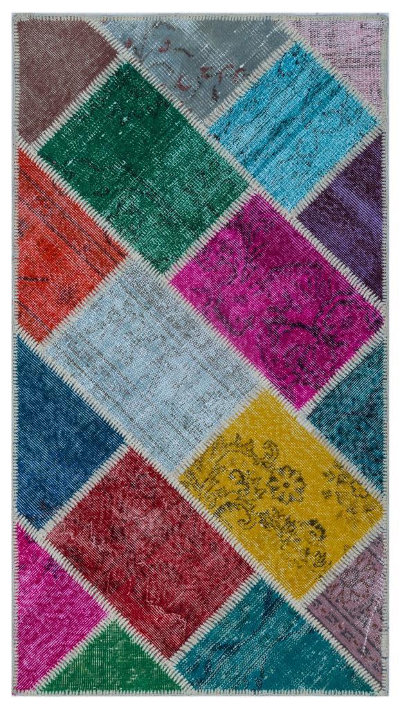 Apex Patchwork Unique Multi Naturel 25944 80 x 150 cm
