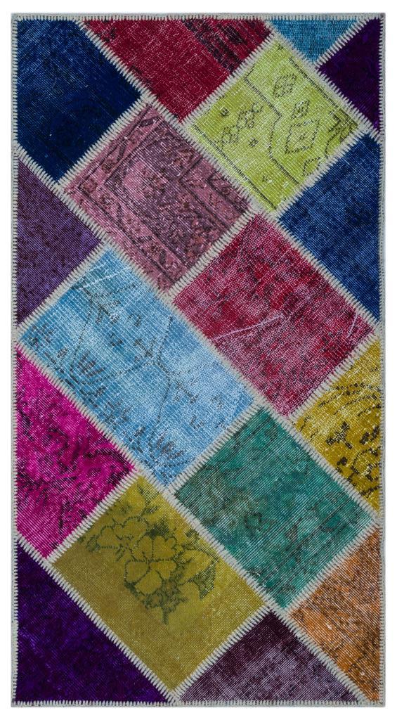 Apex Patchwork Unique Multi Naturel 25956 80 x 150 cm