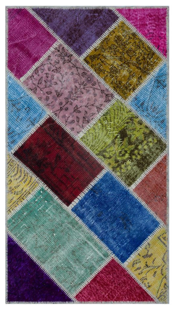 Apex Patchwork Unique Multi Naturel 25978 80 x 150 cm
