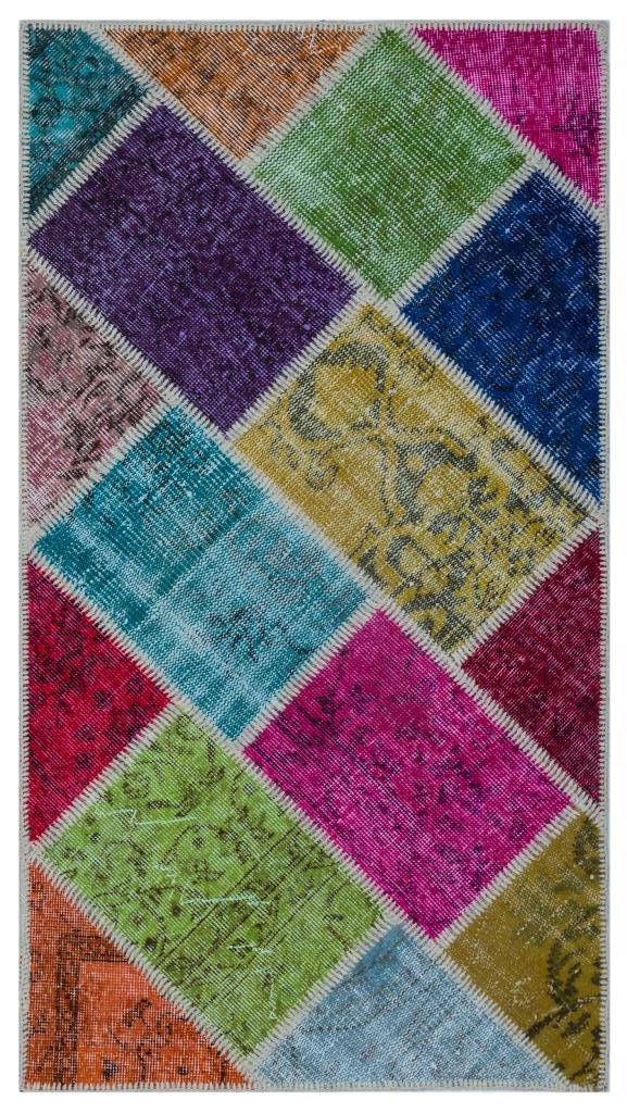 Apex Patchwork Unique Multi Naturel 25979 80 x 150 cm