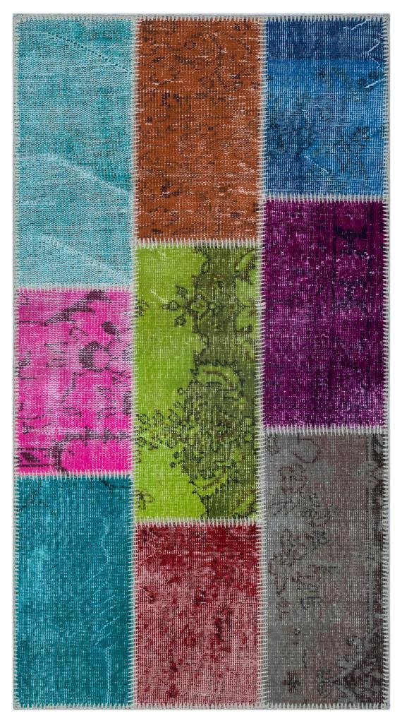 Apex Patchwork Unique Multi Naturel 26100 80 x 150 cm