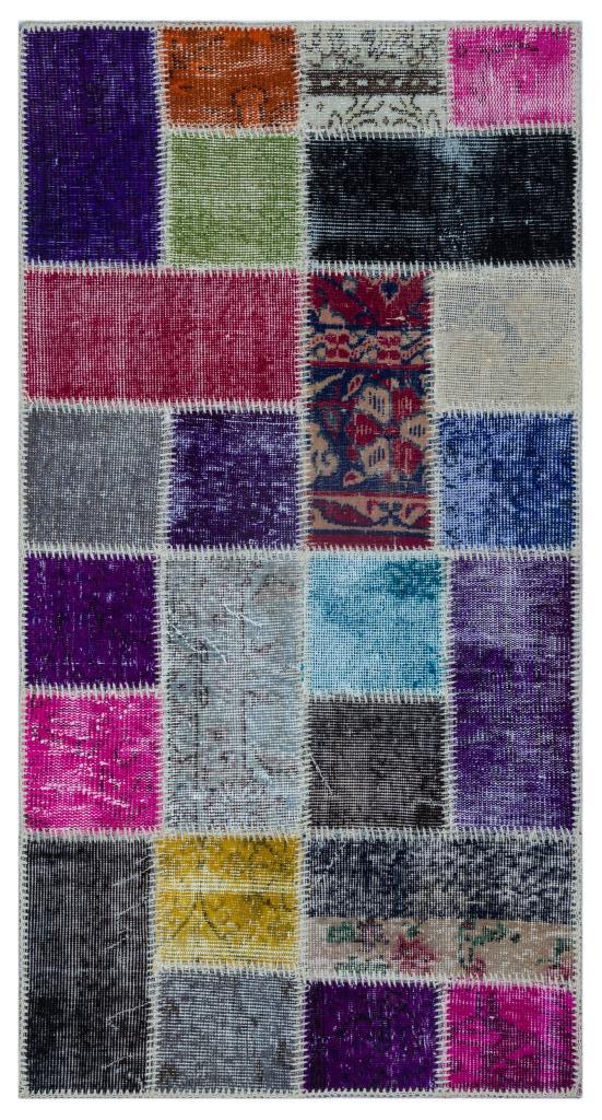 Apex Patchwork Unique Multi Naturel 26227 80 x 150 cm