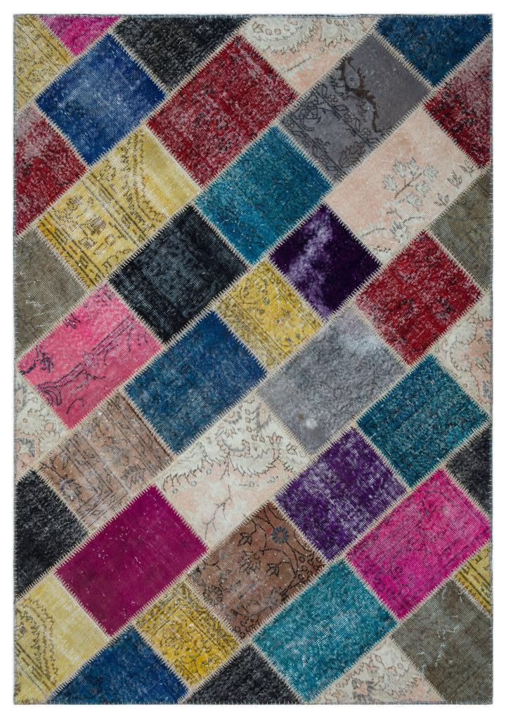 Apex Patchwork Unique Multi Naturel 26359 160 x 230 cm