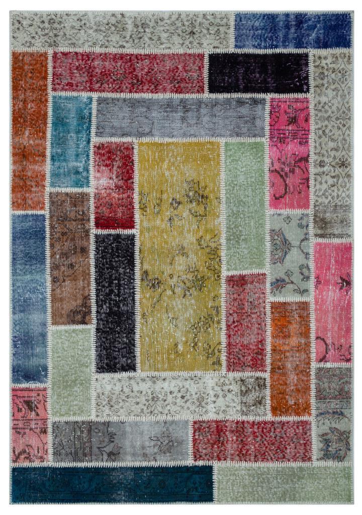 Apex Patchwork Unique Multi Naturel 26479 160 x 230 cm