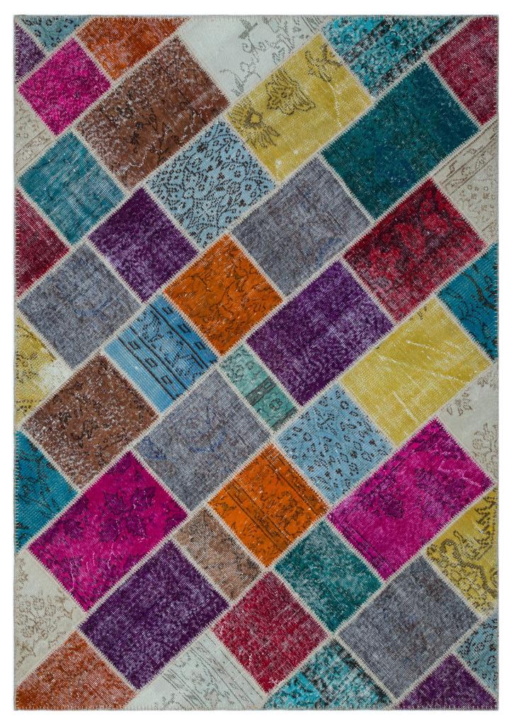 Apex Patchwork Unique Multi Naturel 26487 160 x 230 cm