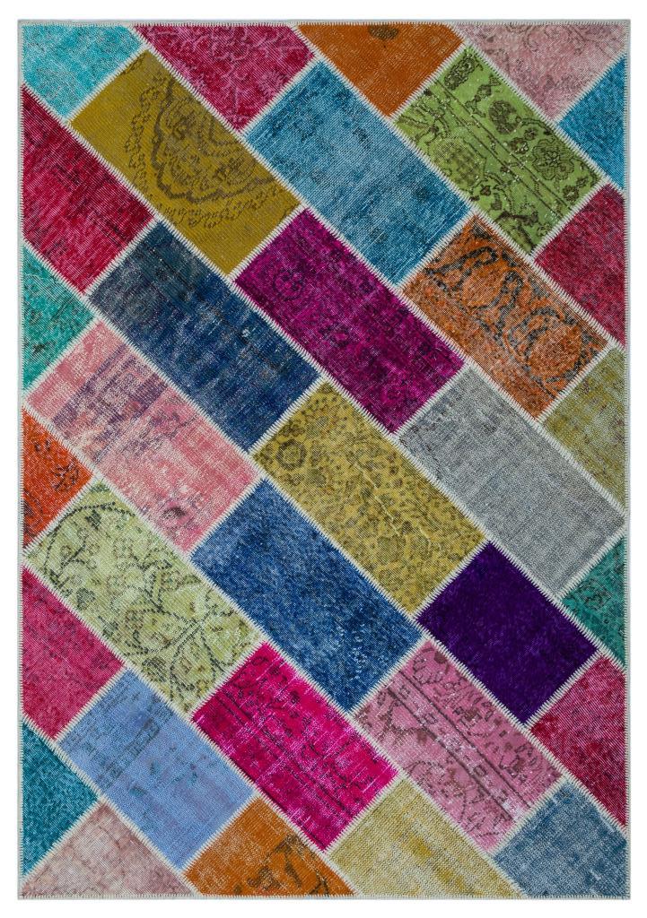 Apex Patchwork Unique Multi Naturel 26513 160 x 230 cm