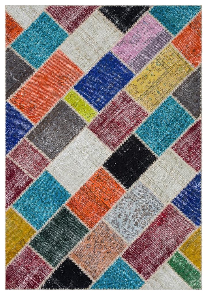 Apex Patchwork Unique Multi Naturel 29469 161 x 231 cm