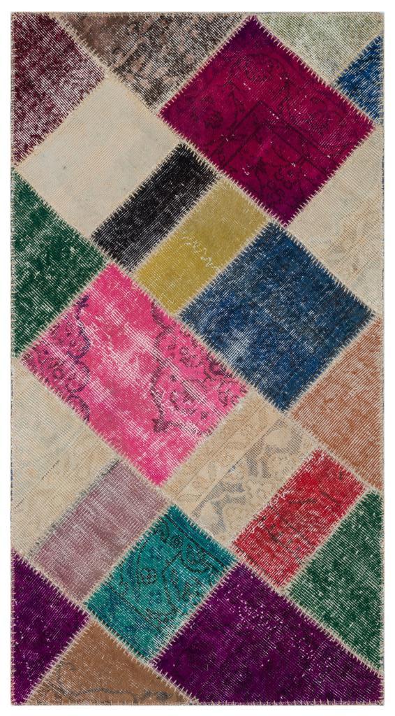 Apex Patchwork Unique Multi Naturel 31364 80 x 150 cm