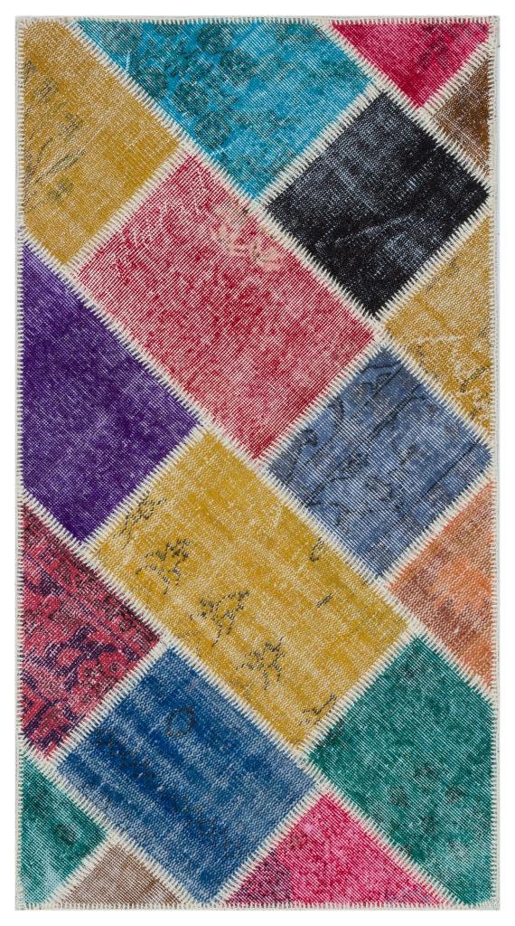 Apex Patchwork Unique Multi Naturel 31401 80 x 150 cm