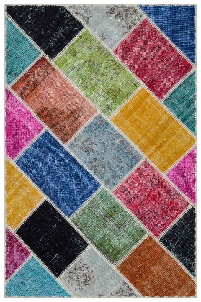 Apex Patchwork Unique Multi Naturel 33174 120 x 180 cm