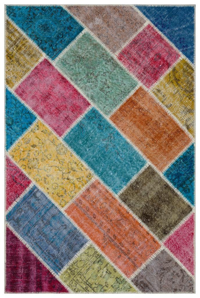 Apex Patchwork Unique Multi Naturel 33182 120 x 180 cm