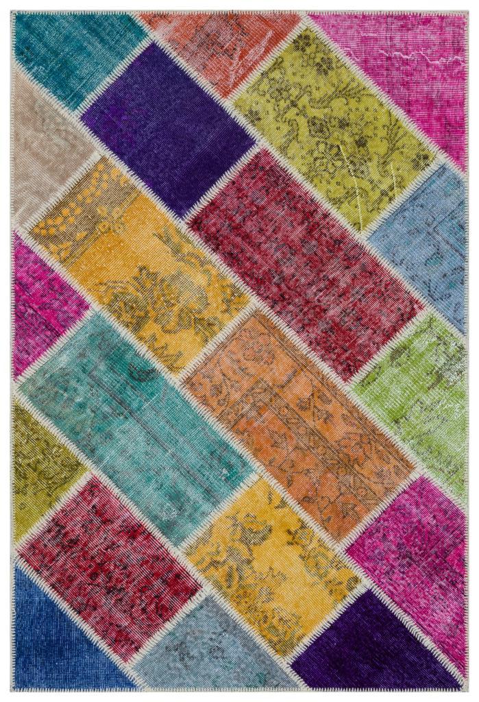 Apex Patchwork Unique Multi Naturel 33199 120 x 180 cm