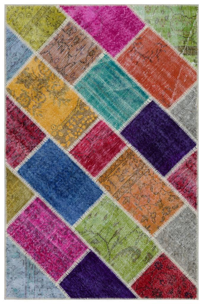 Apex Patchwork Unique Multi Naturel 33202 120 x 180 cm