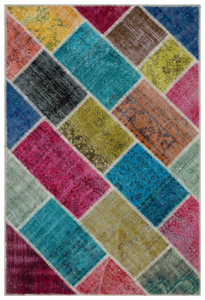 Apex Patchwork Unique Multi Naturel 33209 120 x 180 cm