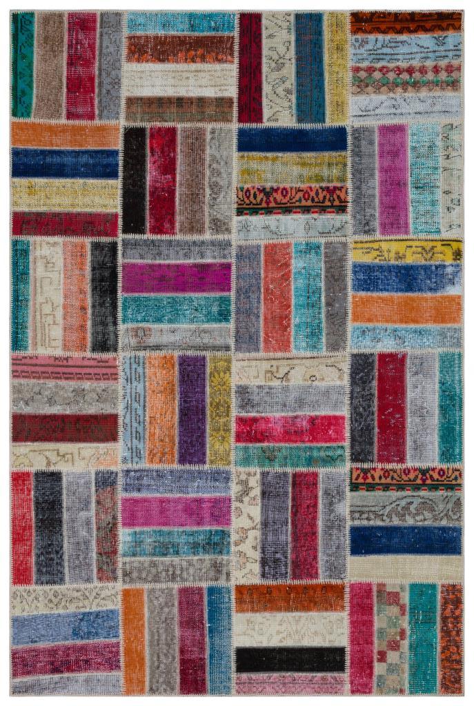 Apex Patchwork Unique Multi Naturel 33282 160 x 243 cm