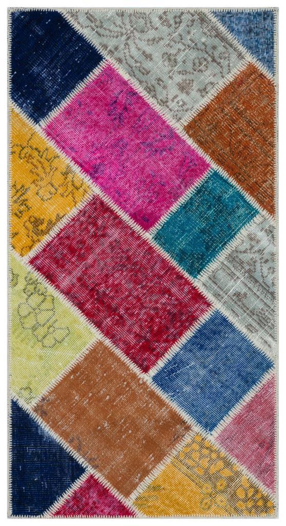 Apex Patchwork Unique Multi Naturel 33297 80 x 150 cm