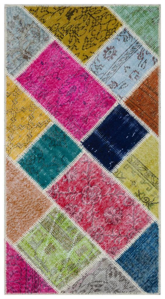 Apex Patchwork Unique Multi Naturel 33307 80 x 150 cm
