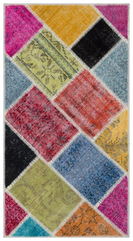 Apex Patchwork Unique Multi Naturel 33308 80 x 150 cm