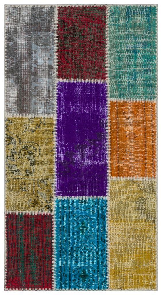 Apex Patchwork Unique Multi Naturel 33324 80 x 150 cm