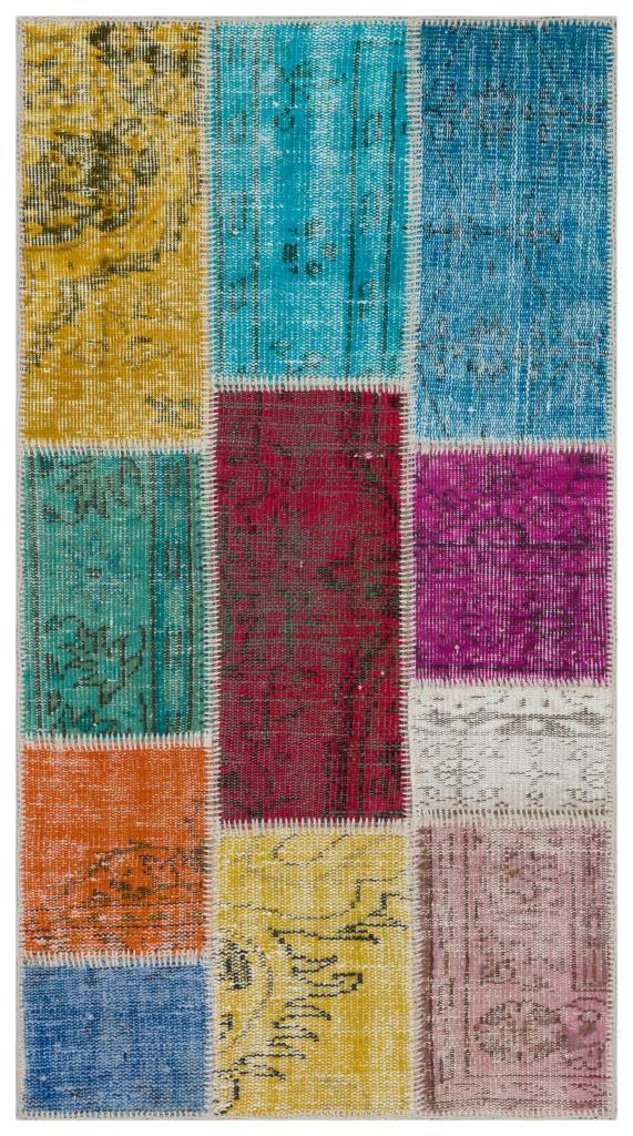 Apex Patchwork Unique Multi Naturel 33351 80 x 150 cm
